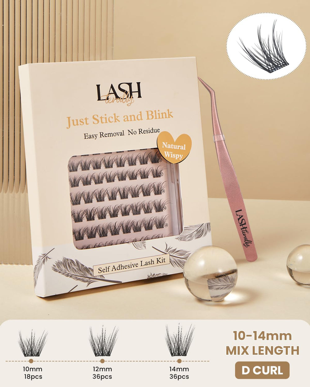 Lashterally magic tweezer included aids precise placement for a flawless look.