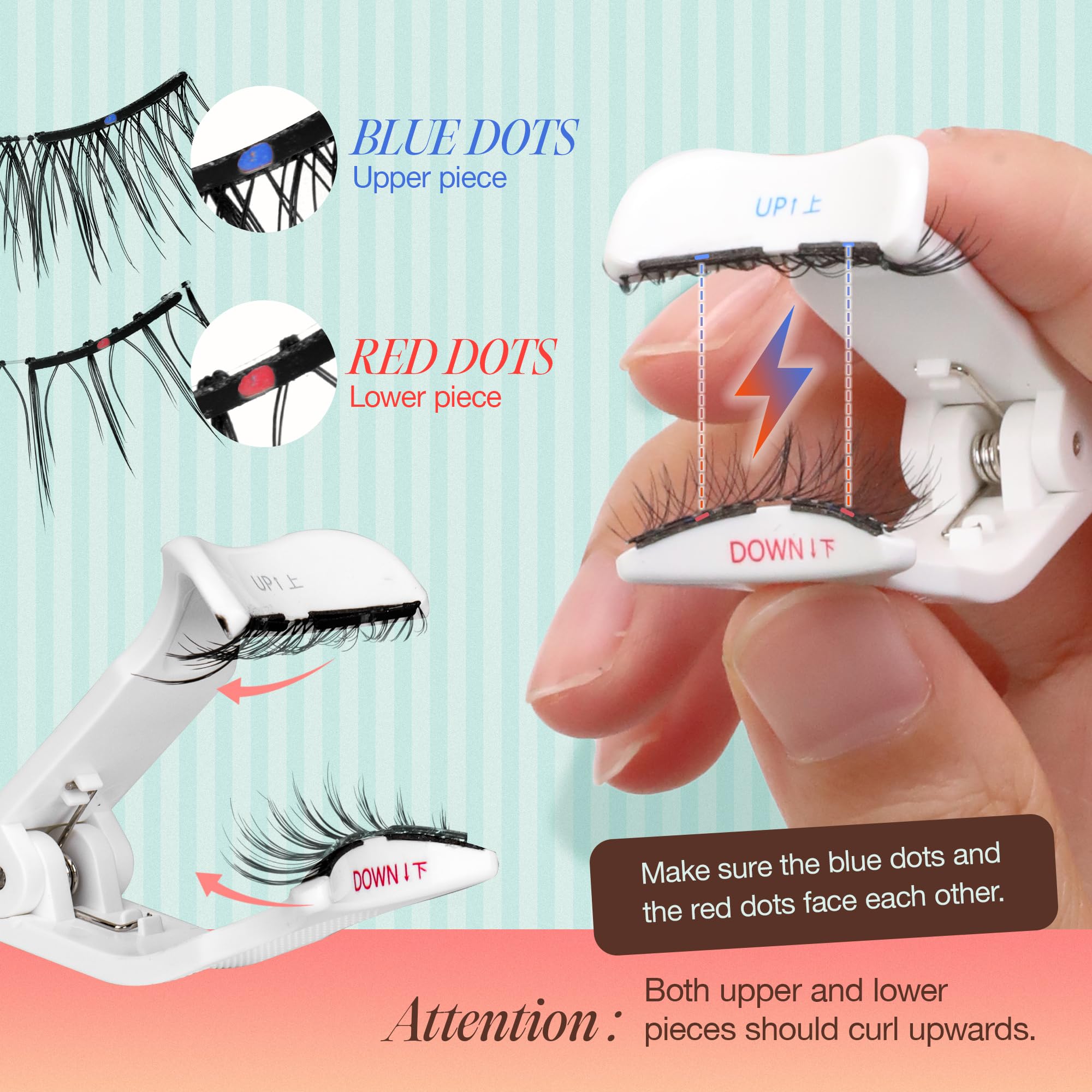 Lashview glue-free wear allows easy removal without residue.
