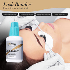 LASHVIEW lash bonder promotes faster cure for efficient appointments.