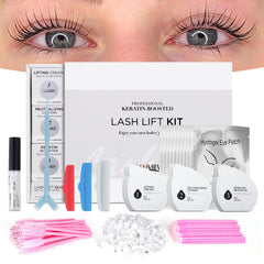 LASHVIEW lash lift kit box showing professional at-home transformation potential