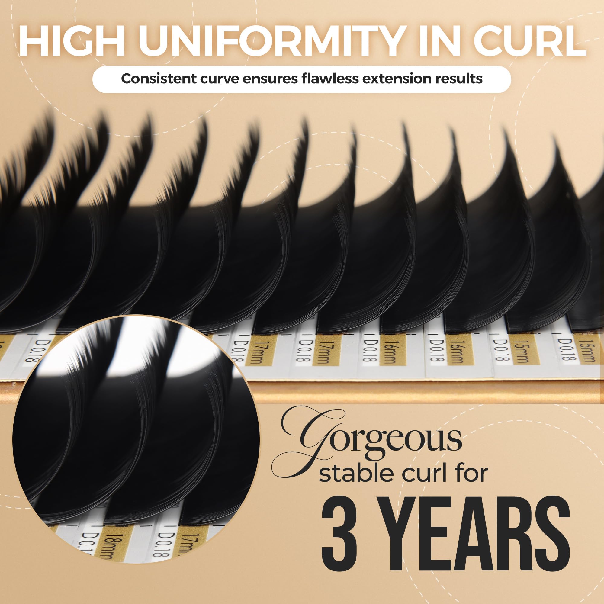 LASHVIEW remoción fácil con cinta de transferencia para un flujo de trabajo limpio.