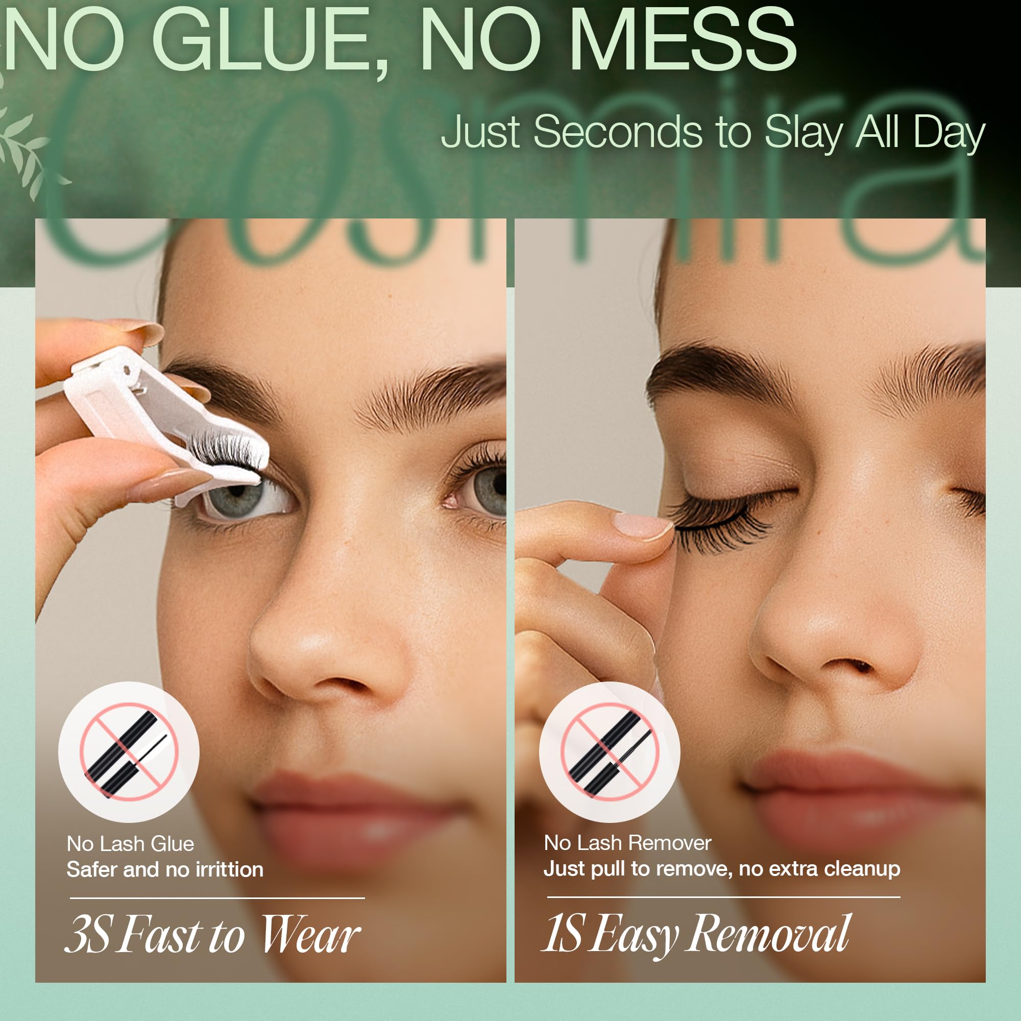 LASHVIEW 4x stronger magnets deliver longer wear without slipping or lifting.