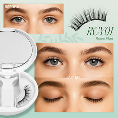 LASHVIEW all-in-one case keeps lashes and applicator organized for travel touch-ups.