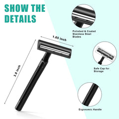 Lasnten disposable razors bulk 300 black pack shown for bulk restocking and sessions.