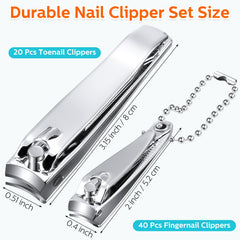 Lasnten large toenail clippers designed for comfortable bulk trimming.