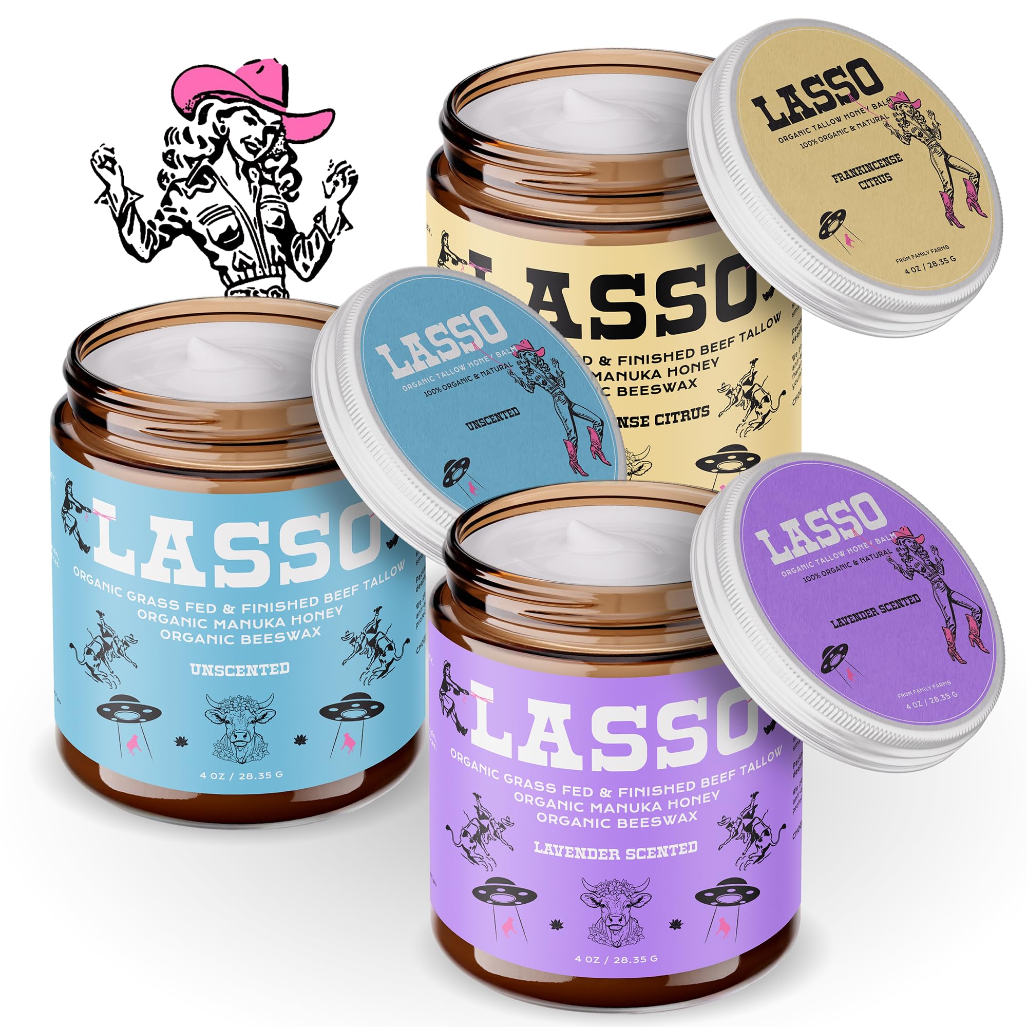 LASSO TALLOW small-batch USA-made—supports grass-fed Wisconsin farms.