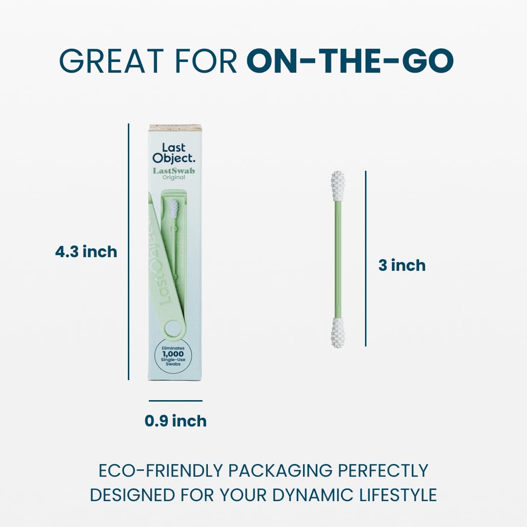 LastSwab durable-silicone-ends ensure long-lasting hygiene with easy cleaning.