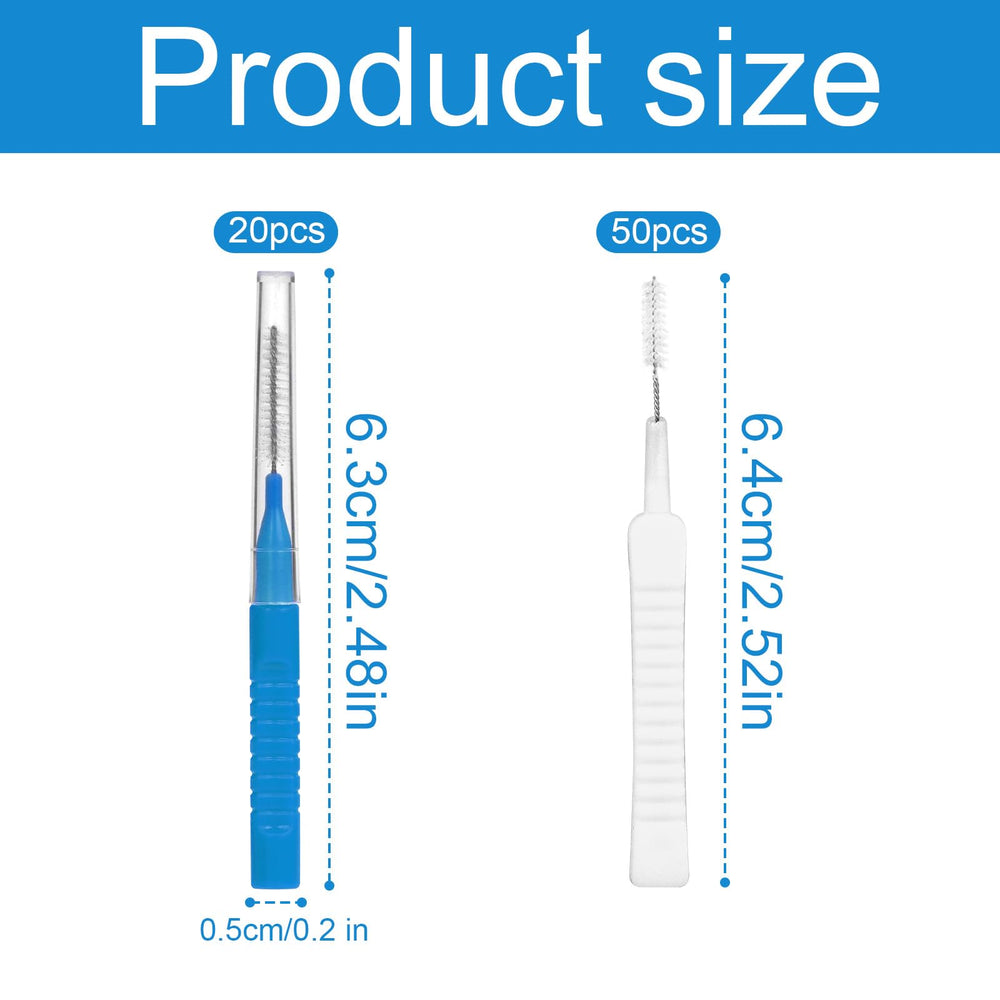 lasuroa cleaning brushes with multi-size picks for versatile bathroom maintenance