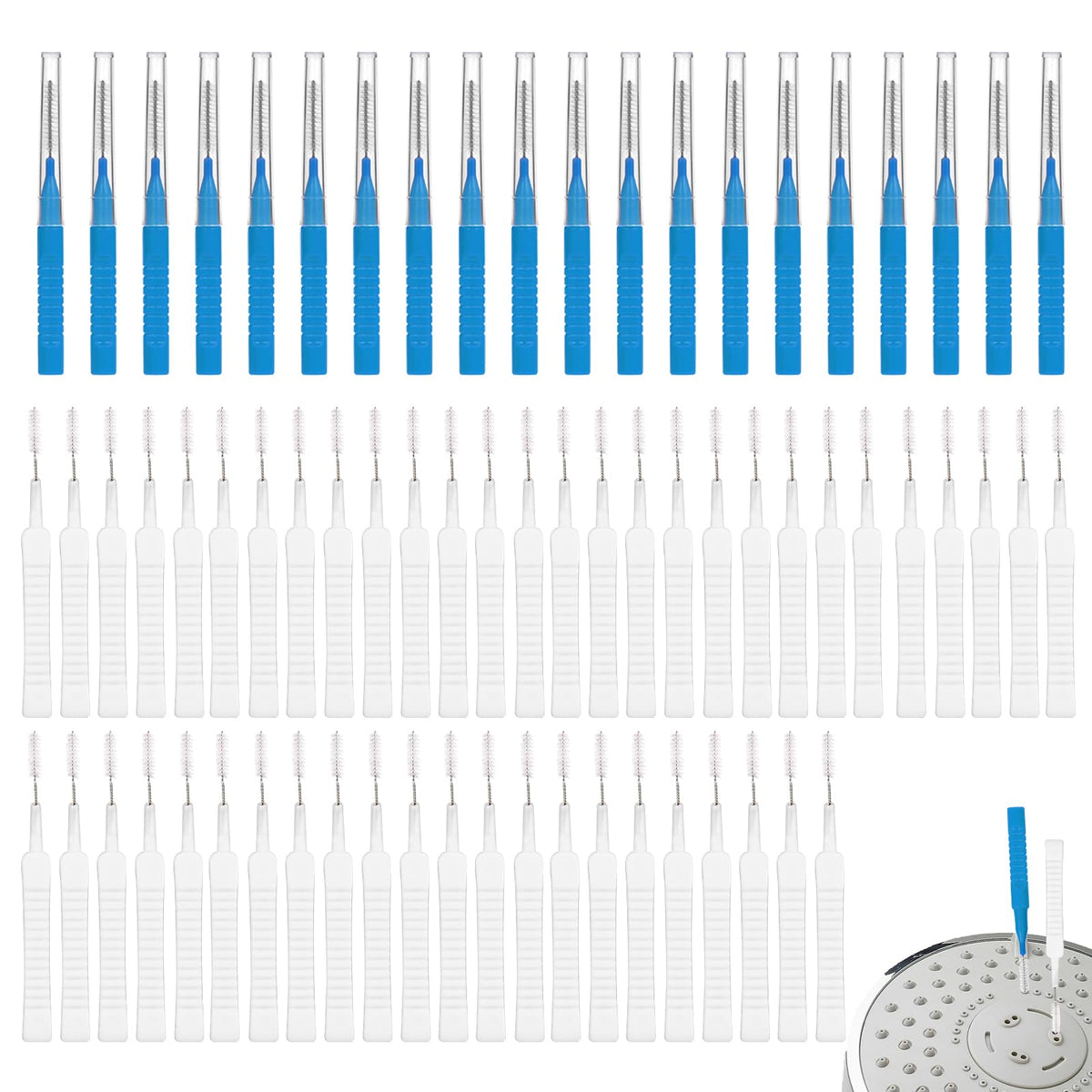lasuroa shower head cleaner tools set design-a for deep nozzle cleaning