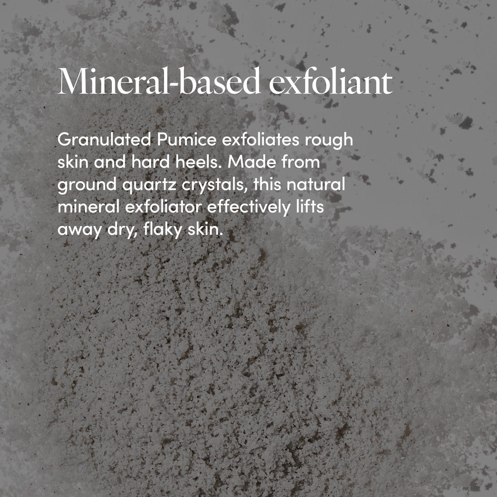 LATHER Foot Scrub foaming action in the shower for quick cleansing