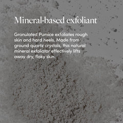 LATHER Foot Scrub foaming action in the shower for quick cleansing