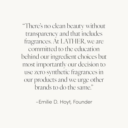 LATHER hotel-quality packaging conveys luxury skincare worthy of spa or resort