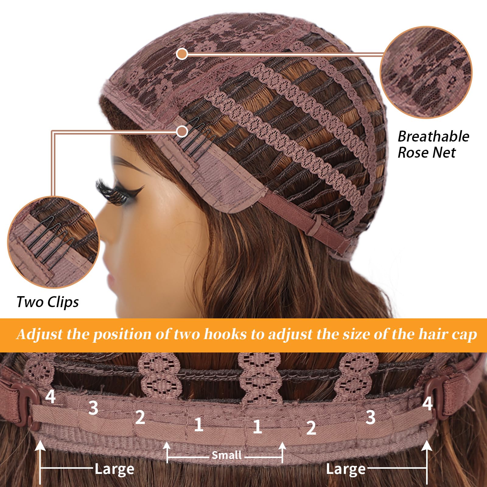Lativ brown wig bangs pack-shot showcasing portable daily-use option.