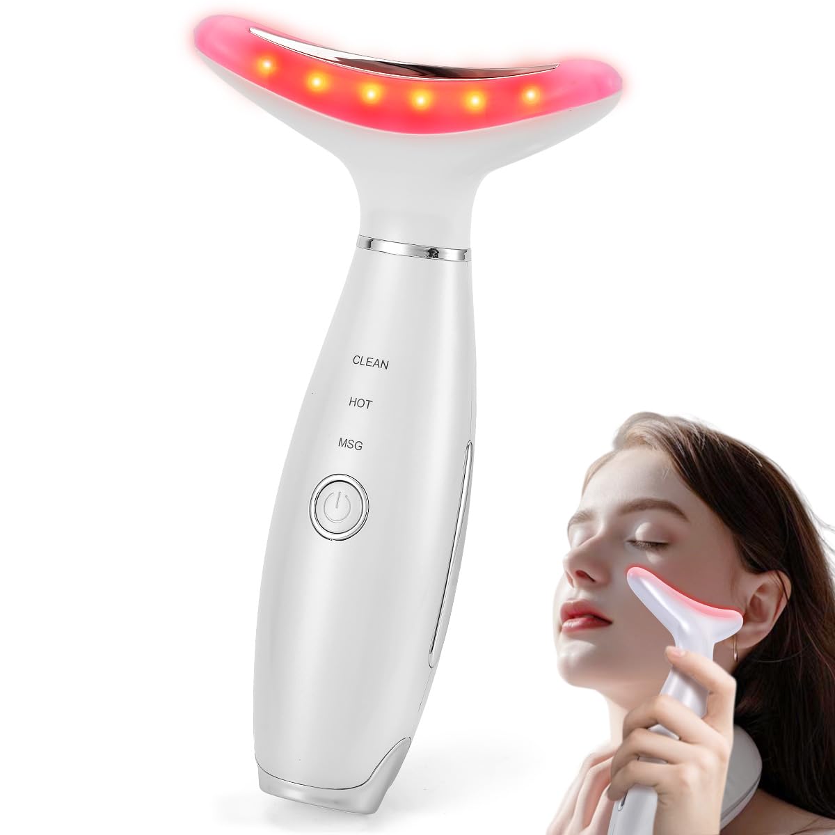 LATME facial massager compact design for portable at-home spa treatment and travel convenience.