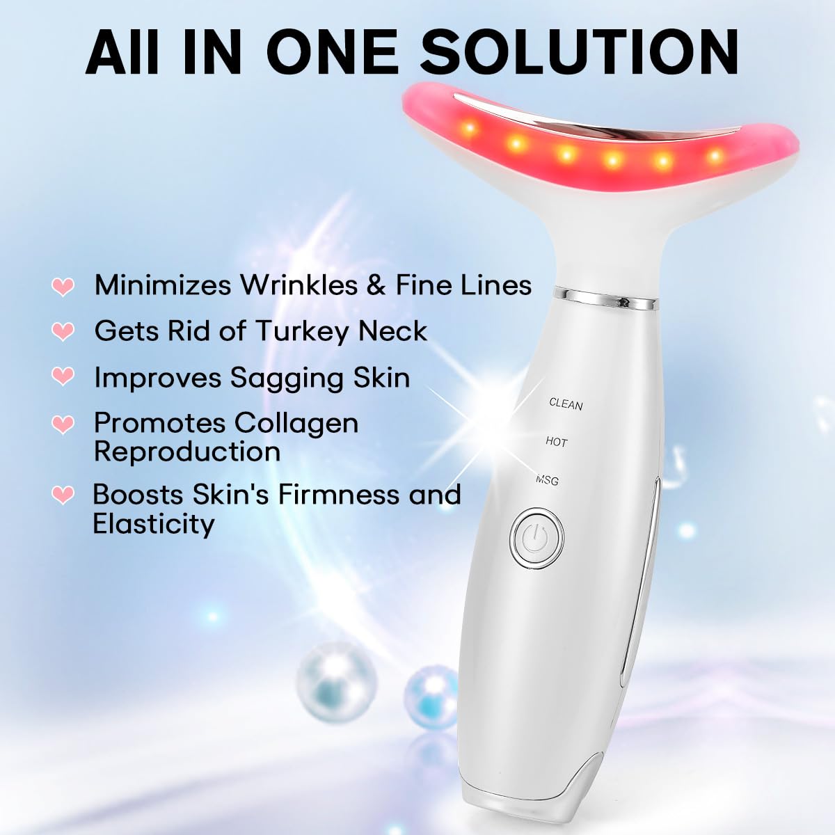 LATME facial massager three-modes enables customizable relaxation and targeted skin care sessions.