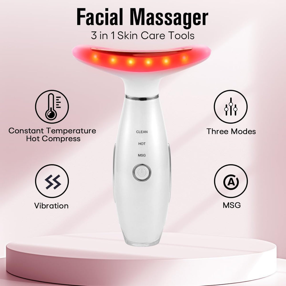 LATME facial massager travel-ready design keeps skincare on the go.