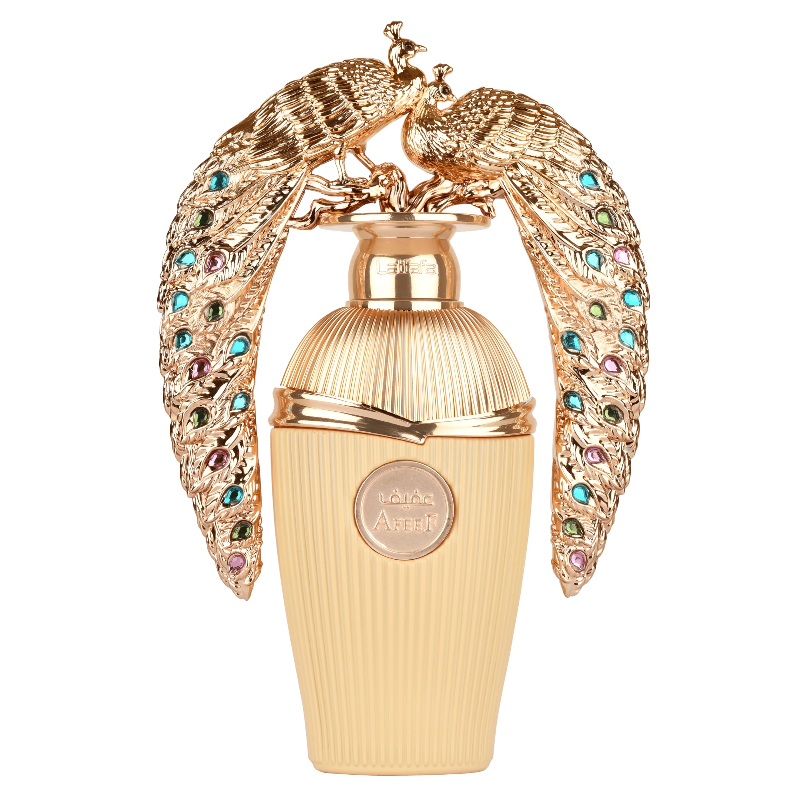 Lattafa Afeef bottle front view for a versatile everyday scent