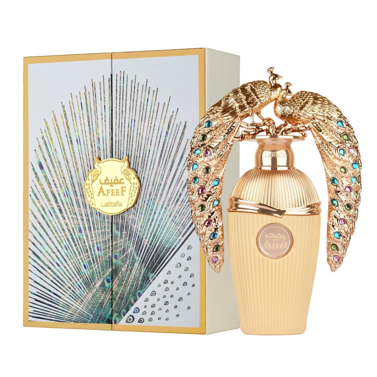 Lattafa Afeef packaging closeup showing premium, gift-ready packaging