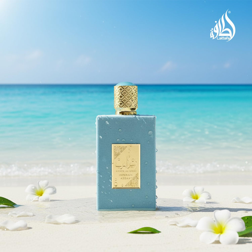 Heart notes image highlights geranium, cashmeran, and apple for elegant depth.