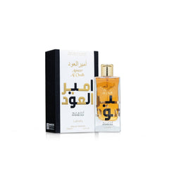 Lattafa Ameer Al Oud Intense spray application captures precise bursts for balanced projection
