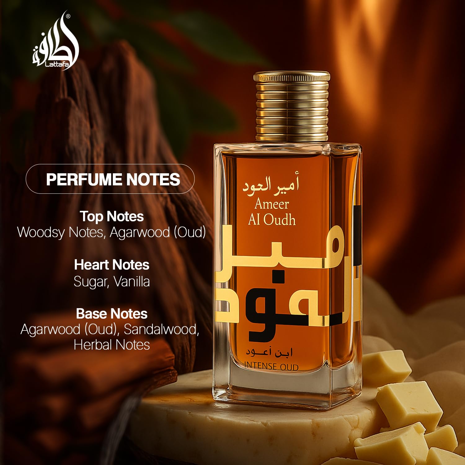 Lattafa Ameer Al Oud Intense unisex usage shows versatile fragrance for seasons and occasions