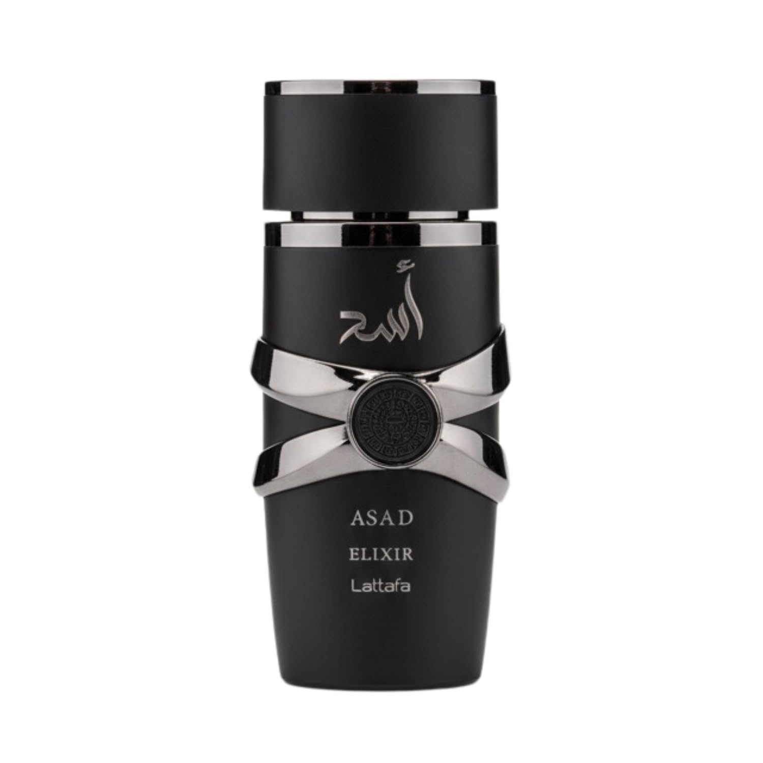 Lattafa Asad Elixir EDP 100ml bottle for bold evening wear.