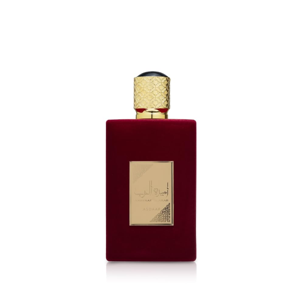 Lattafa Asdaaf Ameerat Al Arab bottle shot highlighting daytime-wear floral fragrance