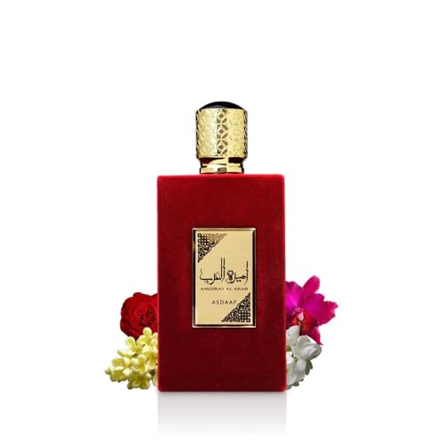 Lattafa Asdaaf Ameerat Al Arab packaging box shown for premium gifting presentation