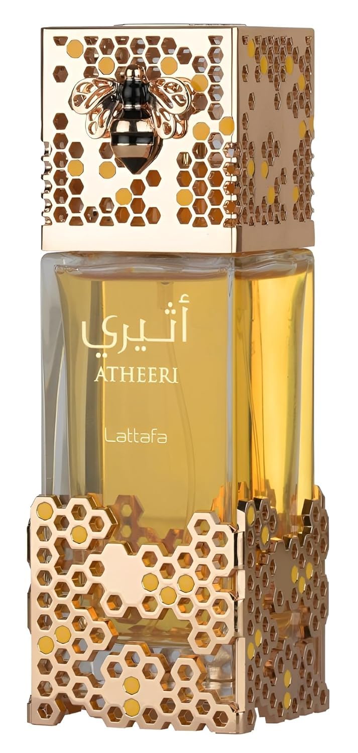 Lattafa Atheeri bottle front, versatile unisex fragrance for daily wear