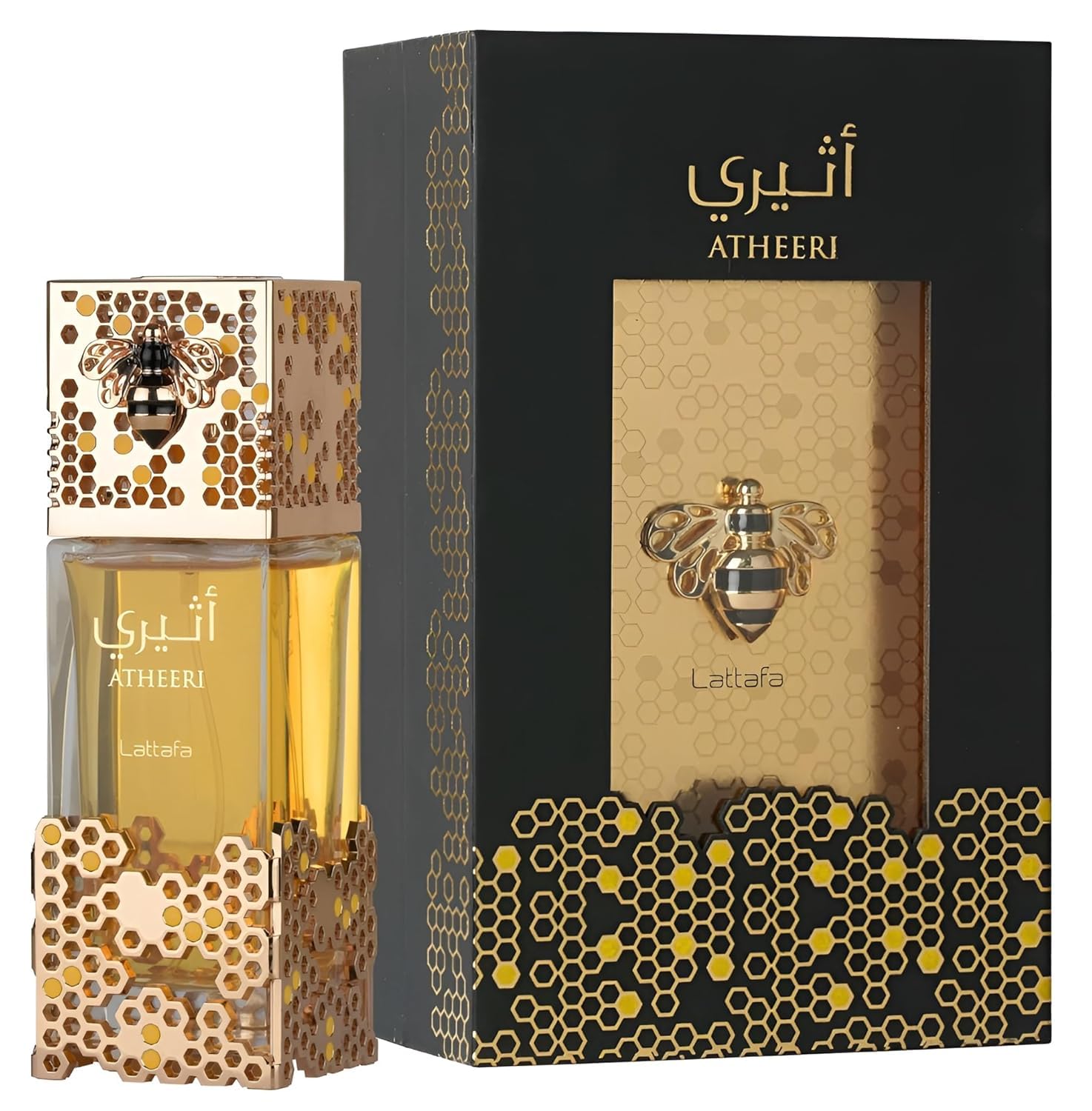 Lattafa Atheeri packaging box, premium gift-ready presentation