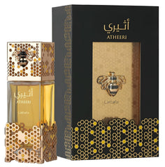 Lattafa Atheeri packaging box, premium gift-ready presentation