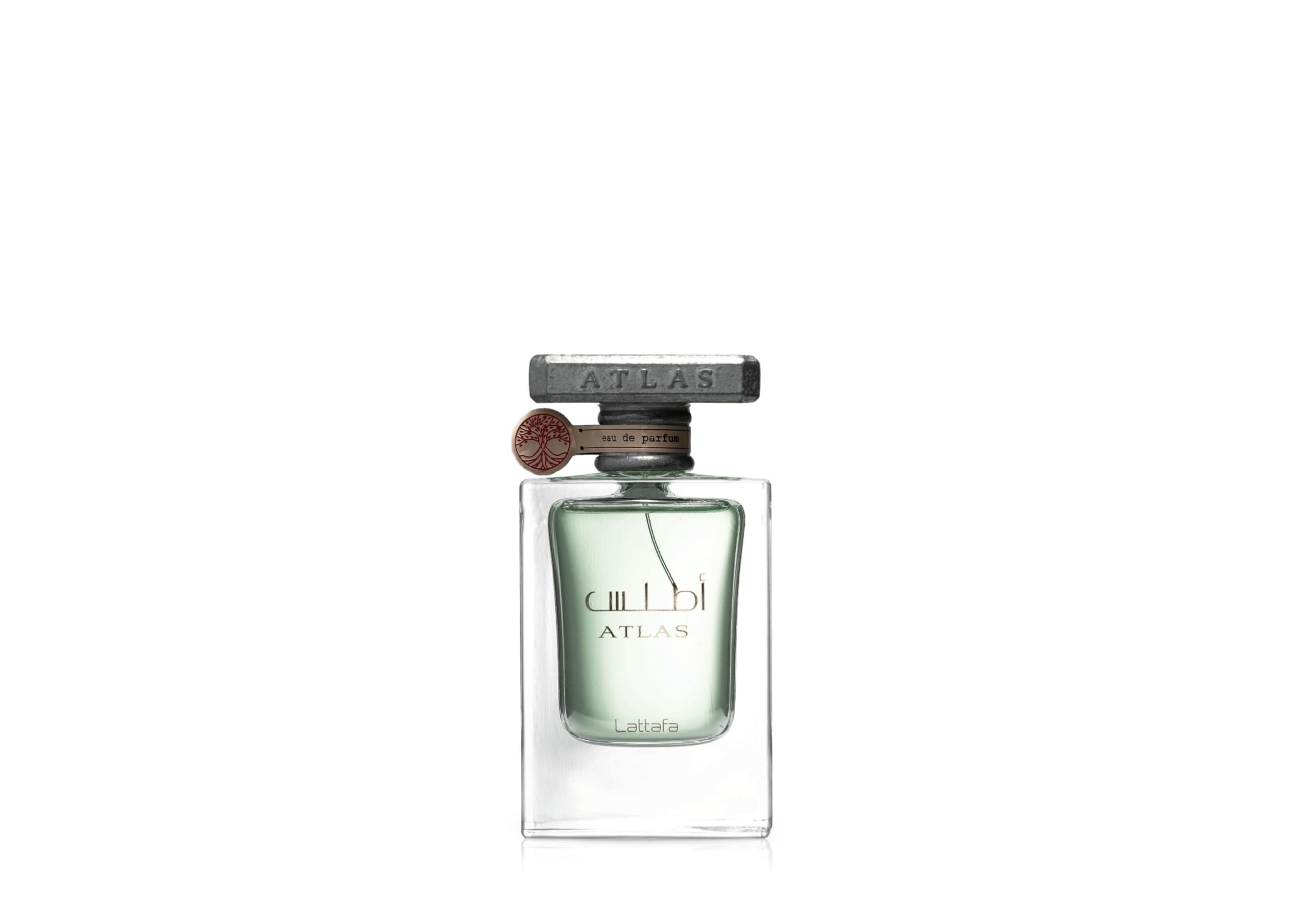 Lattafa Atlas bottle front view for versatile all-day wear