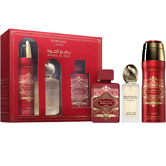 Lattafa Badee Al Oud Sublime perfume bottle for all-day confidence.