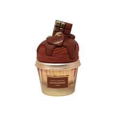 Lattafa Choco Overdose bottle-back view showing elegant packaging and chocolate theme
