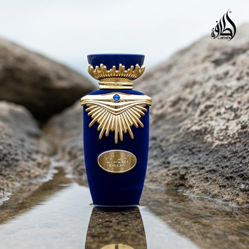 Lattafa Emaan lifestyle scene, suggesting everyday wear and confident style in a real-life setting.
