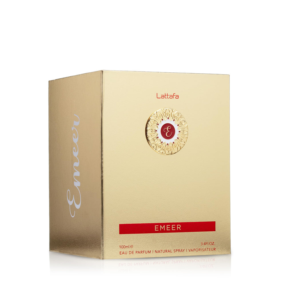 Lattafa Emeer ambergris base note hints warm resinous depth