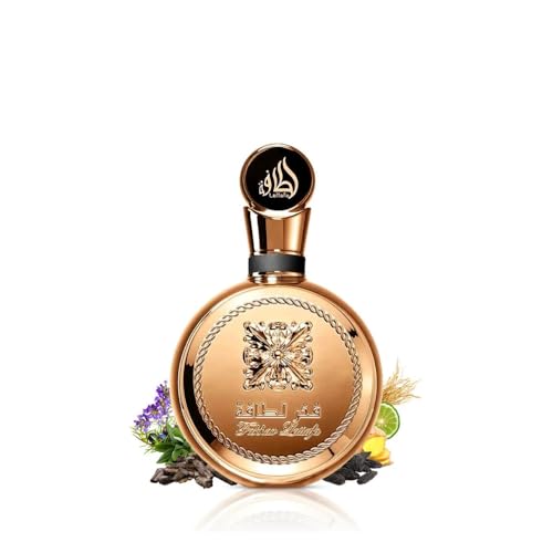 Lattafa Fakhar Gold Extrait cap detail highlights luxury packaging and easy handling.