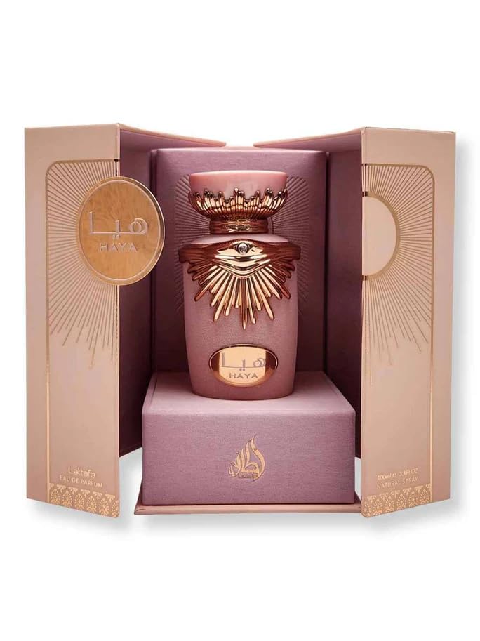 Lattafa Haya Eau de Parfum spray designed specifically for women's daytime wear.