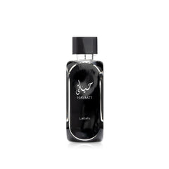 Lattafa Hayaati EDP bottle front view for everyday wear and confident presence.