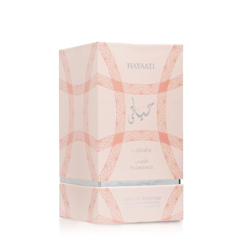 Lattafa Hayaati Florence spray application for a refined daytime aroma.