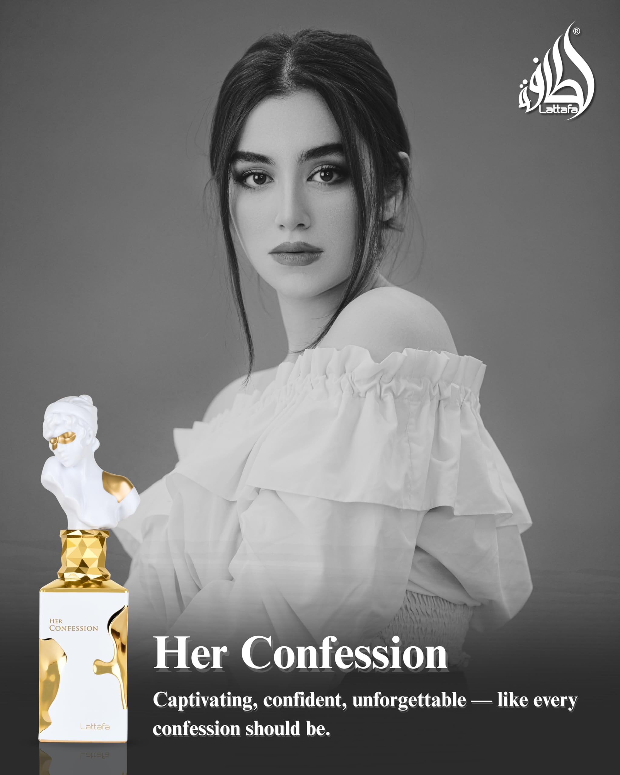 Lattafa Her Confession skin test on wrist.