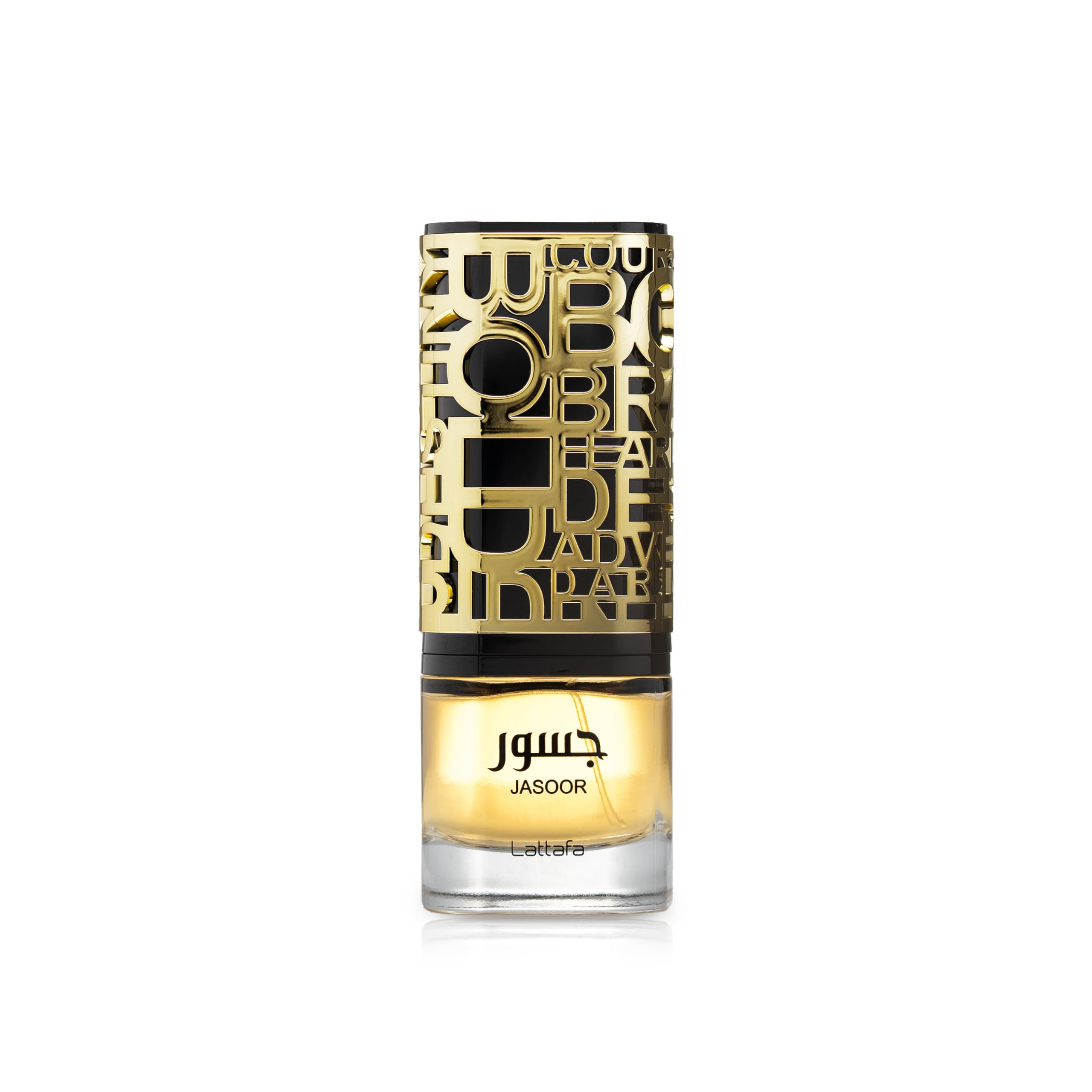 Lattafa Jasoor bottle showcasing the elegant design and luxurious fragrance.