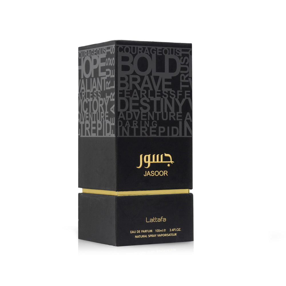 Lattafa Jasoor creating an inviting mood with its rich aroma.
