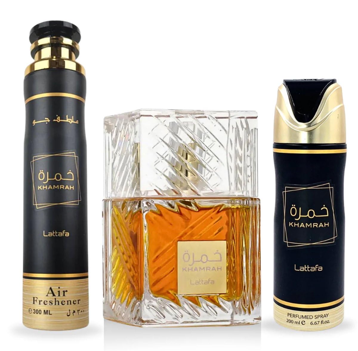Lattafa Khamrah EDP bottle showcasing premium fragrance for daily wear.