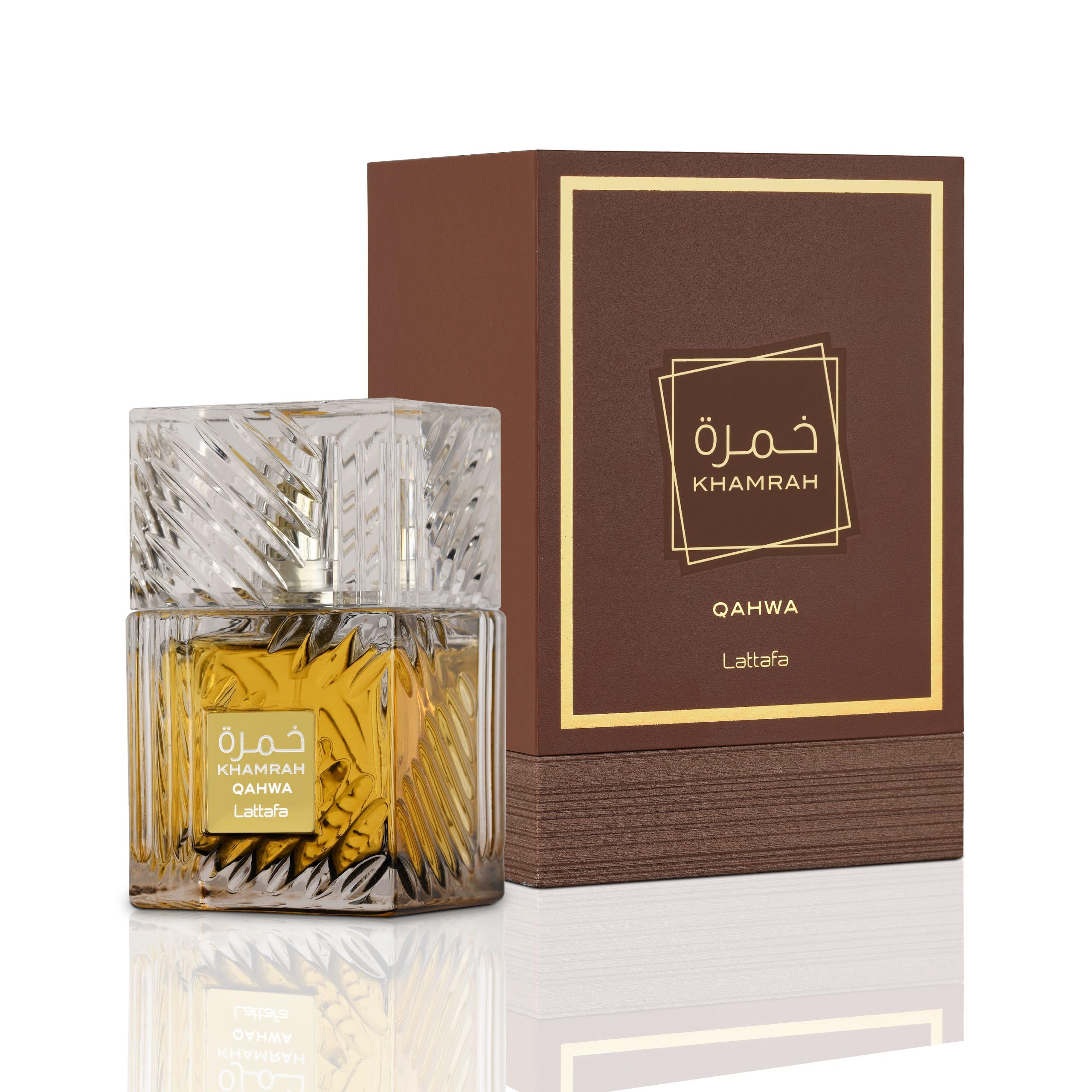Lattafa Khamrah Qahwa on skin swirl reveals warm vanilla hints ideal for daily wear.