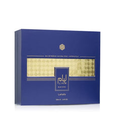 Lattafa Liam Blue Shine spray action, quick even scent diffusion