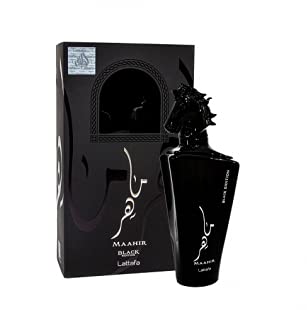 Lattafa Maahir Black Edition unisex-usage demonstrates versatile appeal across occasions.