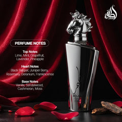 Lattafa Maahir Legacy spray mist close-up for quick refresh and lasting scent