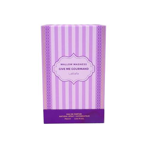 Lattafa Mallow Madness outer box open, gift-ready presentation.