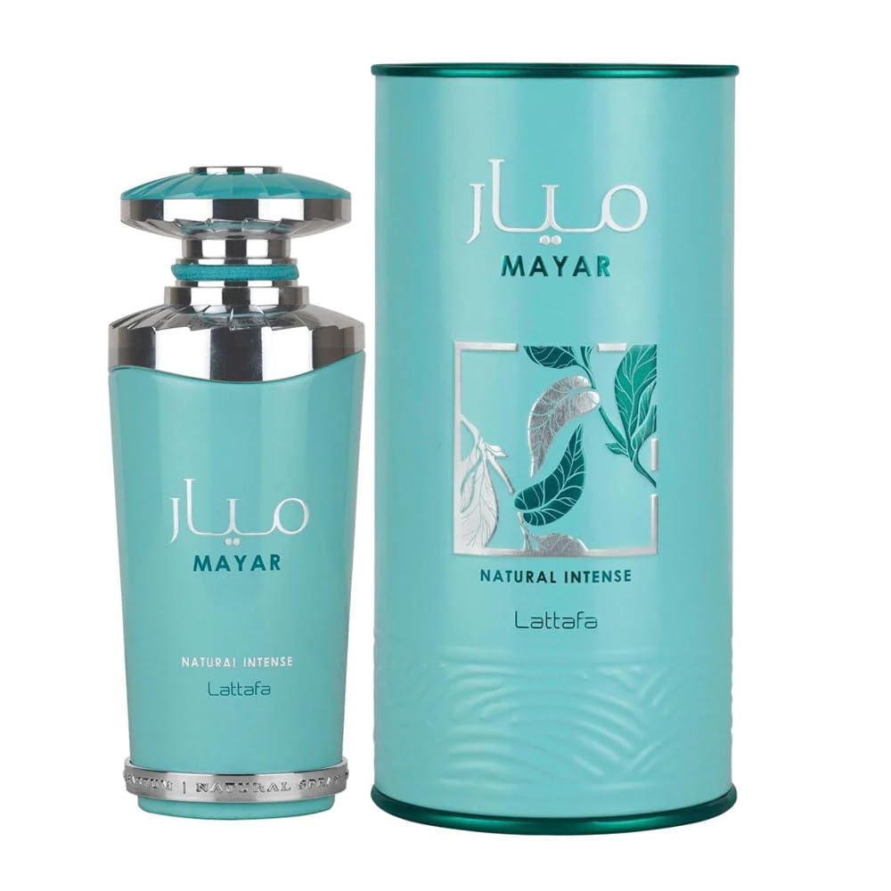 Lattafa Mayar Natural Intense lifestyle shot suggests versatile day-to-night wear